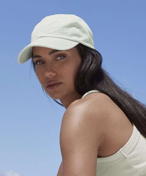 Low-profile 6-panel dad cap