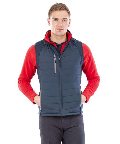 Compass padded softshell gilet