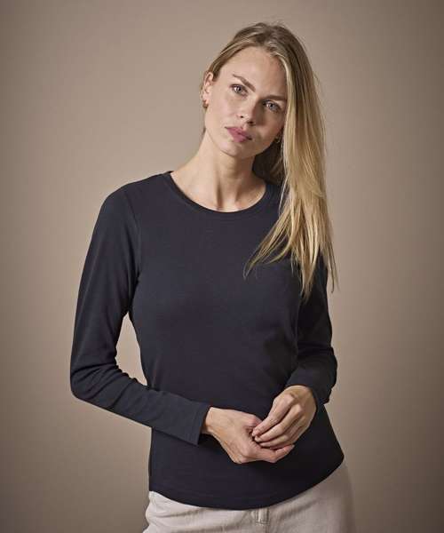 Women’s long sleeve interlock tee (590)