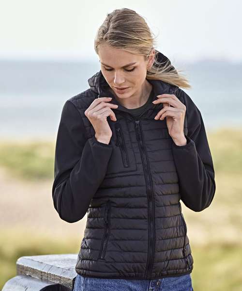 Women’s hooded crossover jacket (9629)